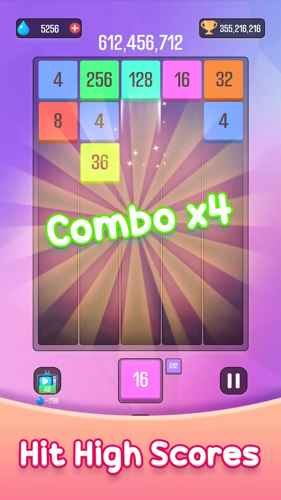 Schermata Number Merging Master 3
