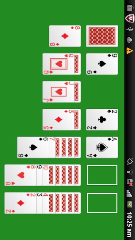 A - Solitaire card game Ekran Görüntüsü 1