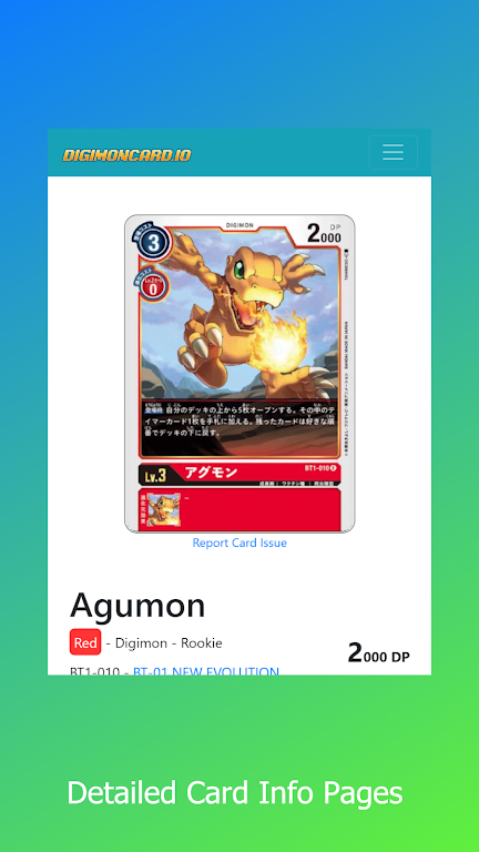 Deck Builder for Digimon TCG Ảnh chụp màn hình 1