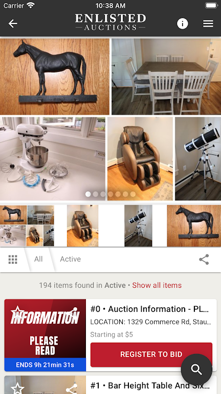 Enlisted Auctions Ảnh chụp màn hình 3