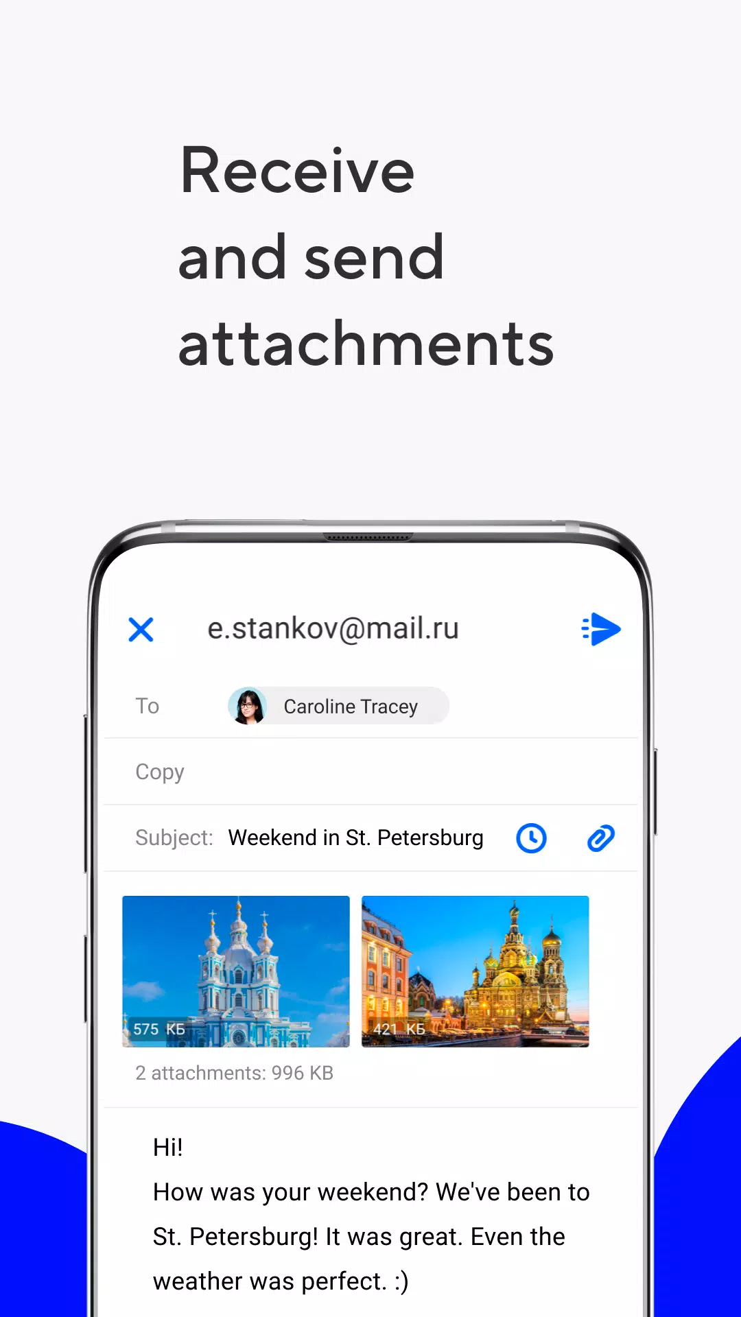 Email App España de Mail.ru Captura de pantalla 2