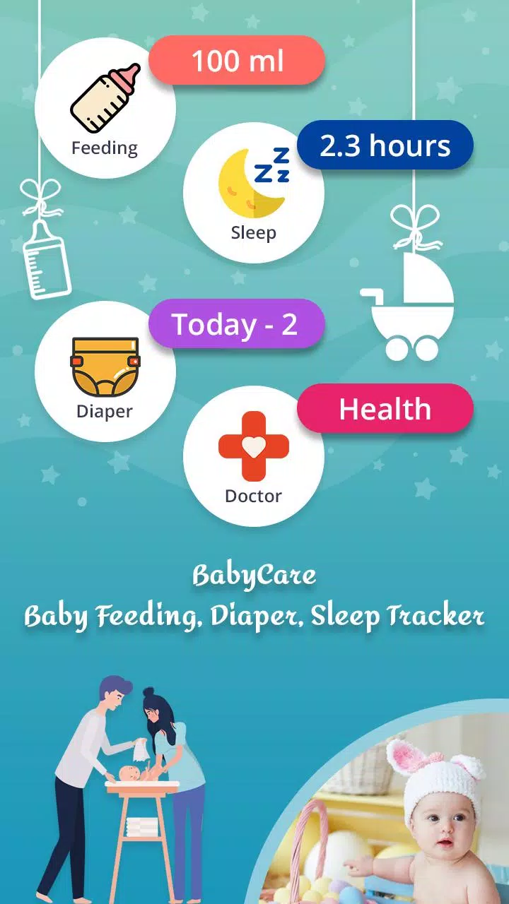 Baby Care - Newborn Feeding, D Ekran Görüntüsü 0