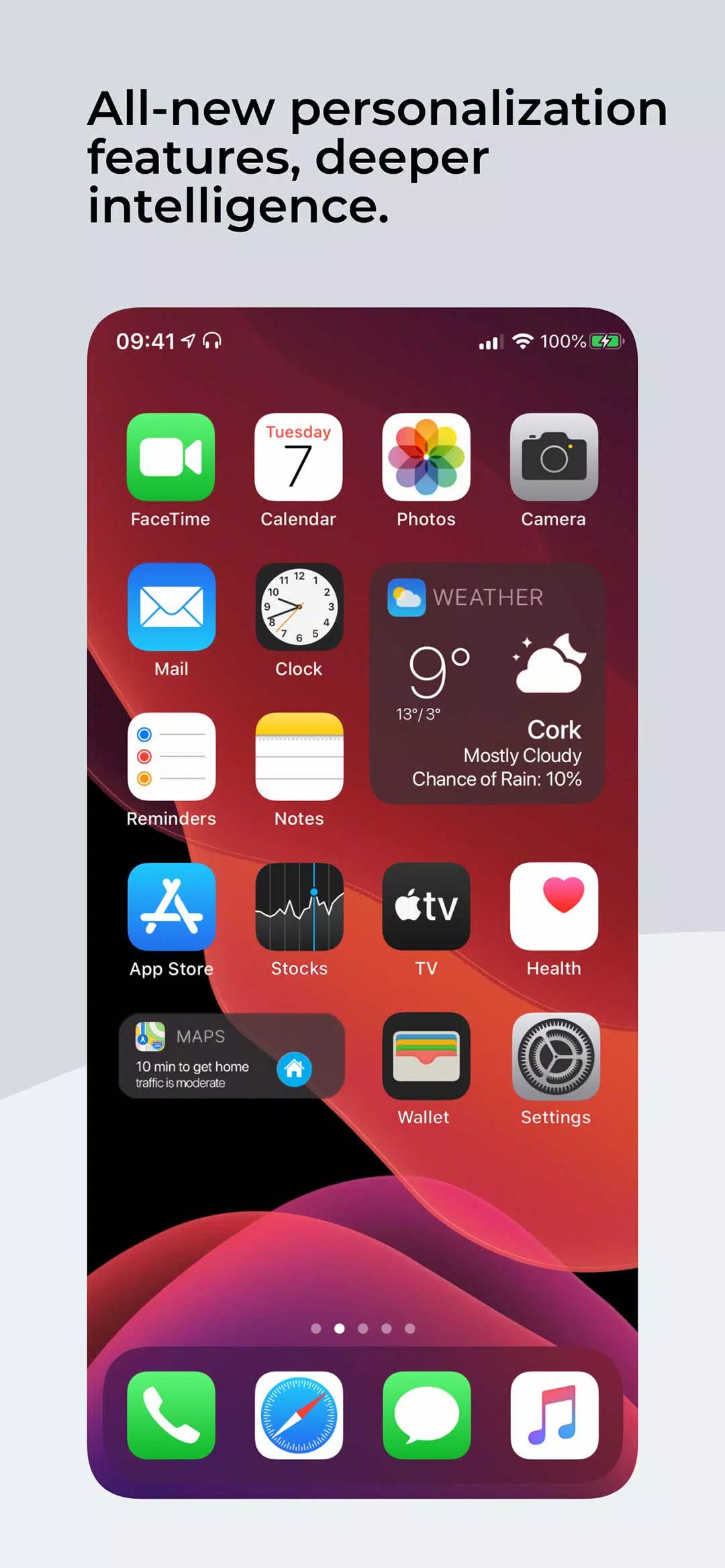 Launcher for iOS Tangkapan skrin 0
