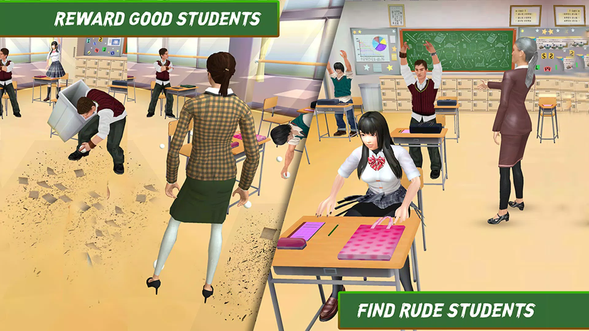 School Intelligent Teacher 3D Captura de tela 0