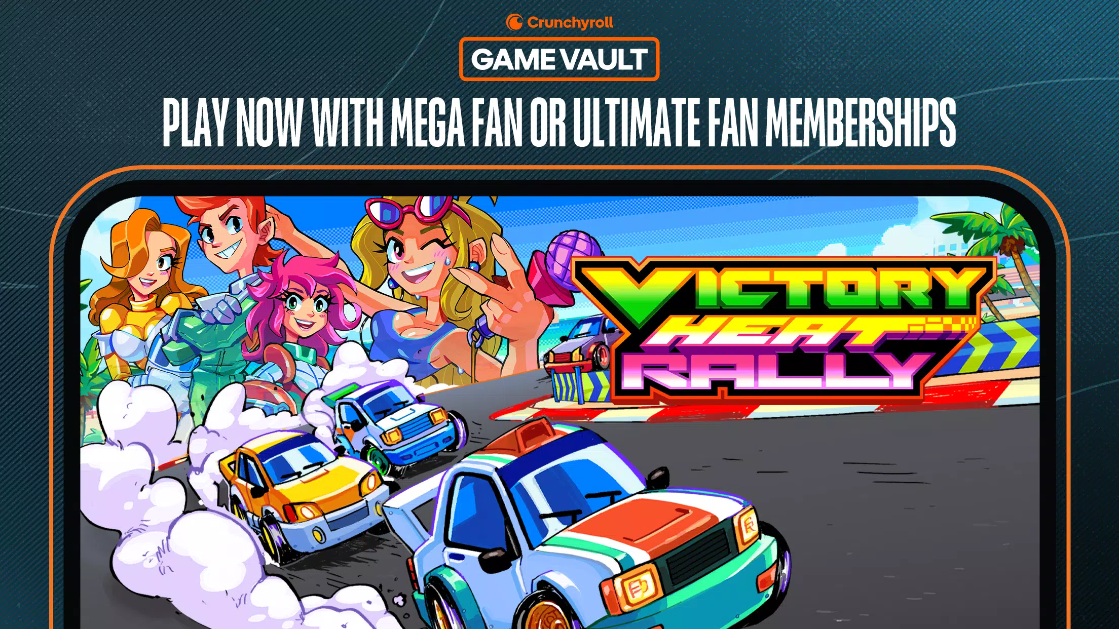 Crunchyroll Victory Heat Rally 스크린샷 0