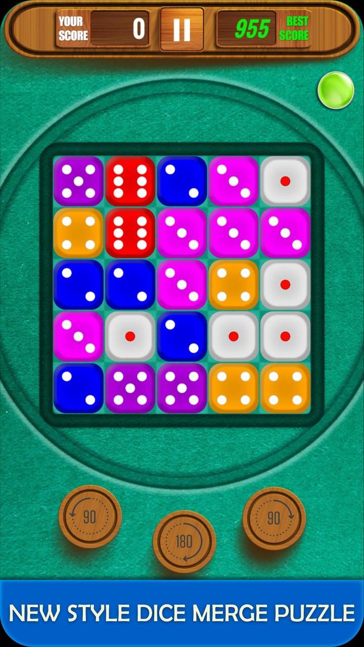 Dice Merge And Blast Puzzle ภาพหน้าจอ 0