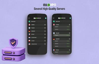 MiLO VPN - Fast VPN and Proxy Zrzut ekranu 2