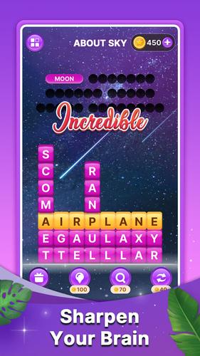 Word Search Block Puzzle Game 스크린샷 2