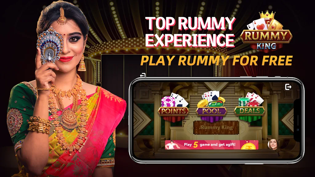 Rummy King -Play Indian Card Captura de tela 2