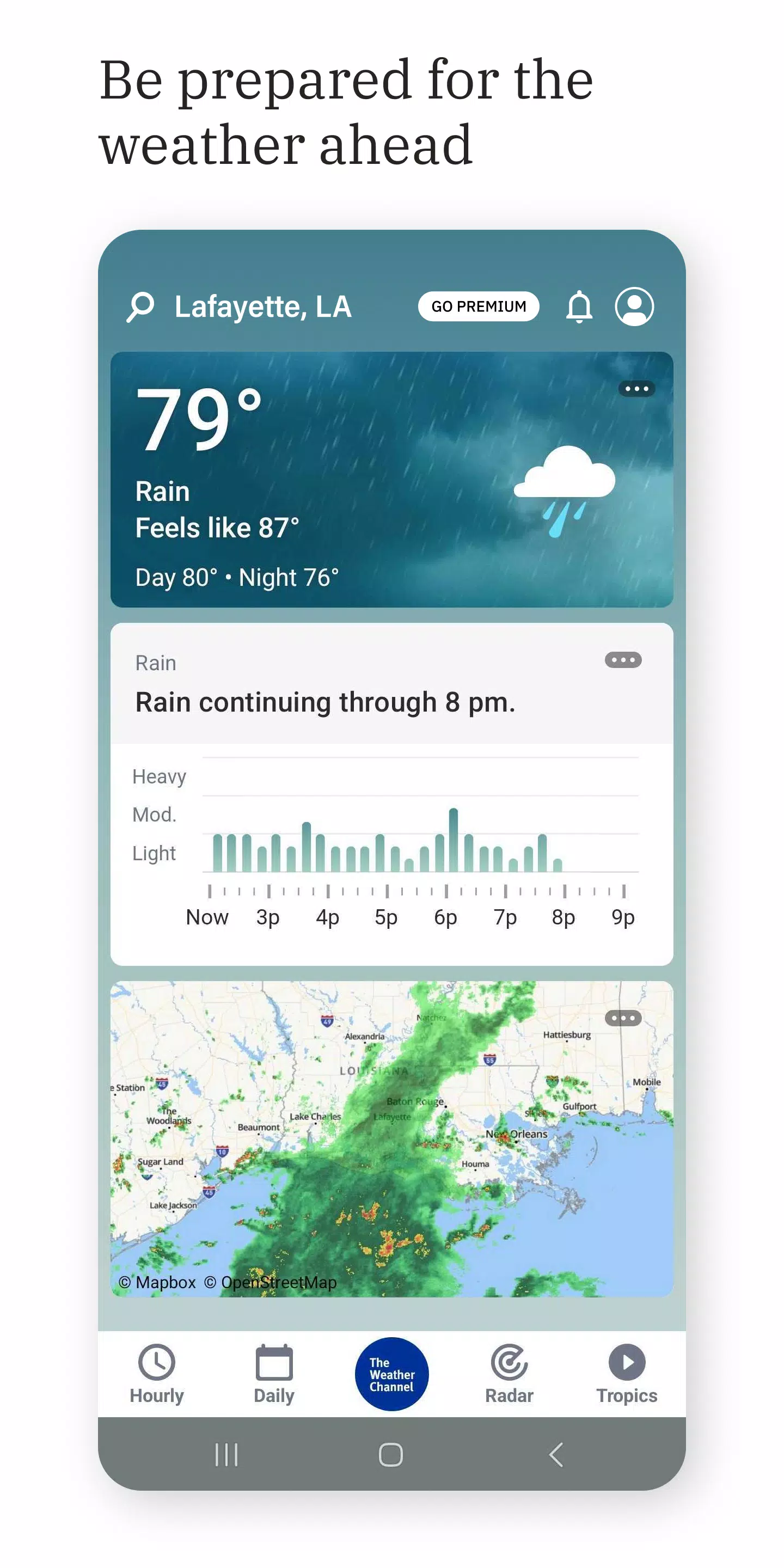 Schermata The Weather Channel 1