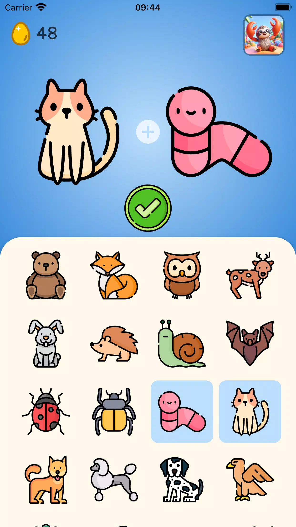 Creature Fusion: Animal Merge 스크린샷 0