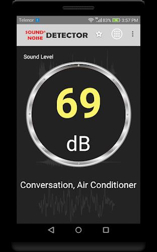 Schermata Sound and Noise Detector 2