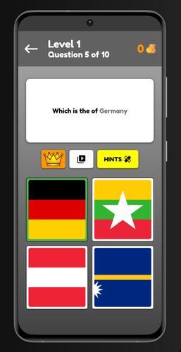 Flags Quiz - Guess The Flags Ekran Görüntüsü 1
