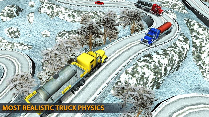 Truck Driving Uphill Simulator Captura de tela 3
