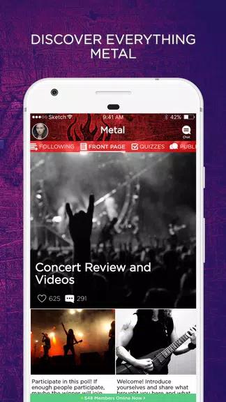 Metal Amino for Heavy Metal Music Fan Captura de pantalla 0