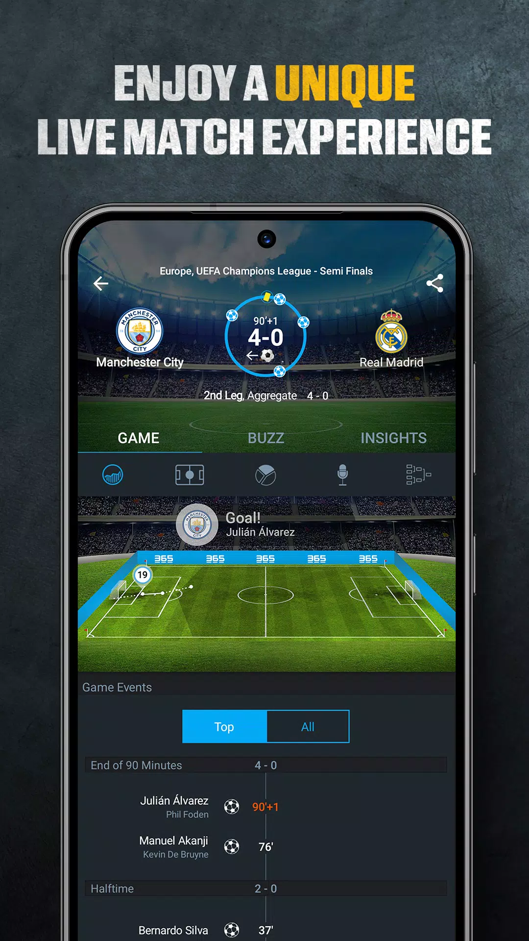 365Scores ဖန်သားပြင်ဓာတ်ပုံ 3