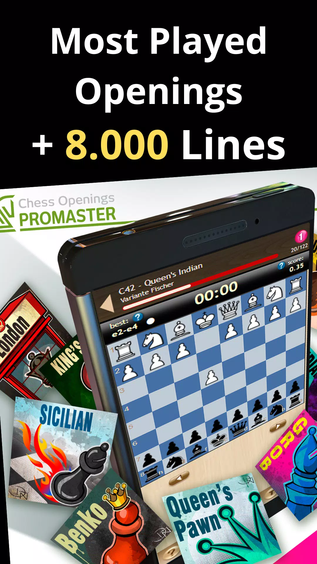 Chess Openings Promaster Ekran Görüntüsü 3