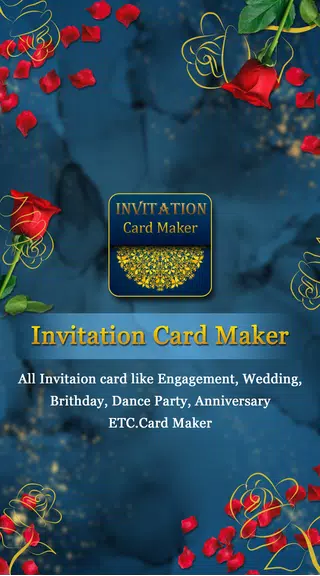 Invitation Card Maker - RSVP Ekran Görüntüsü 0