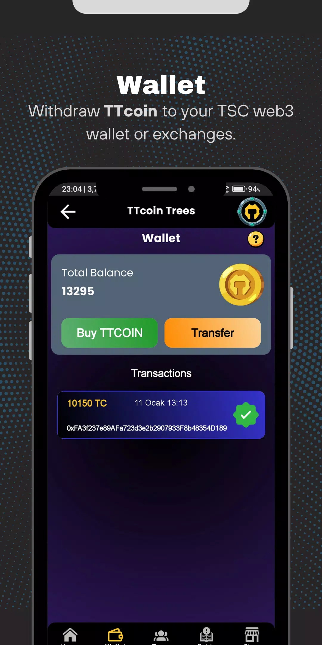 TTcoin Trees Capture d'écran 3