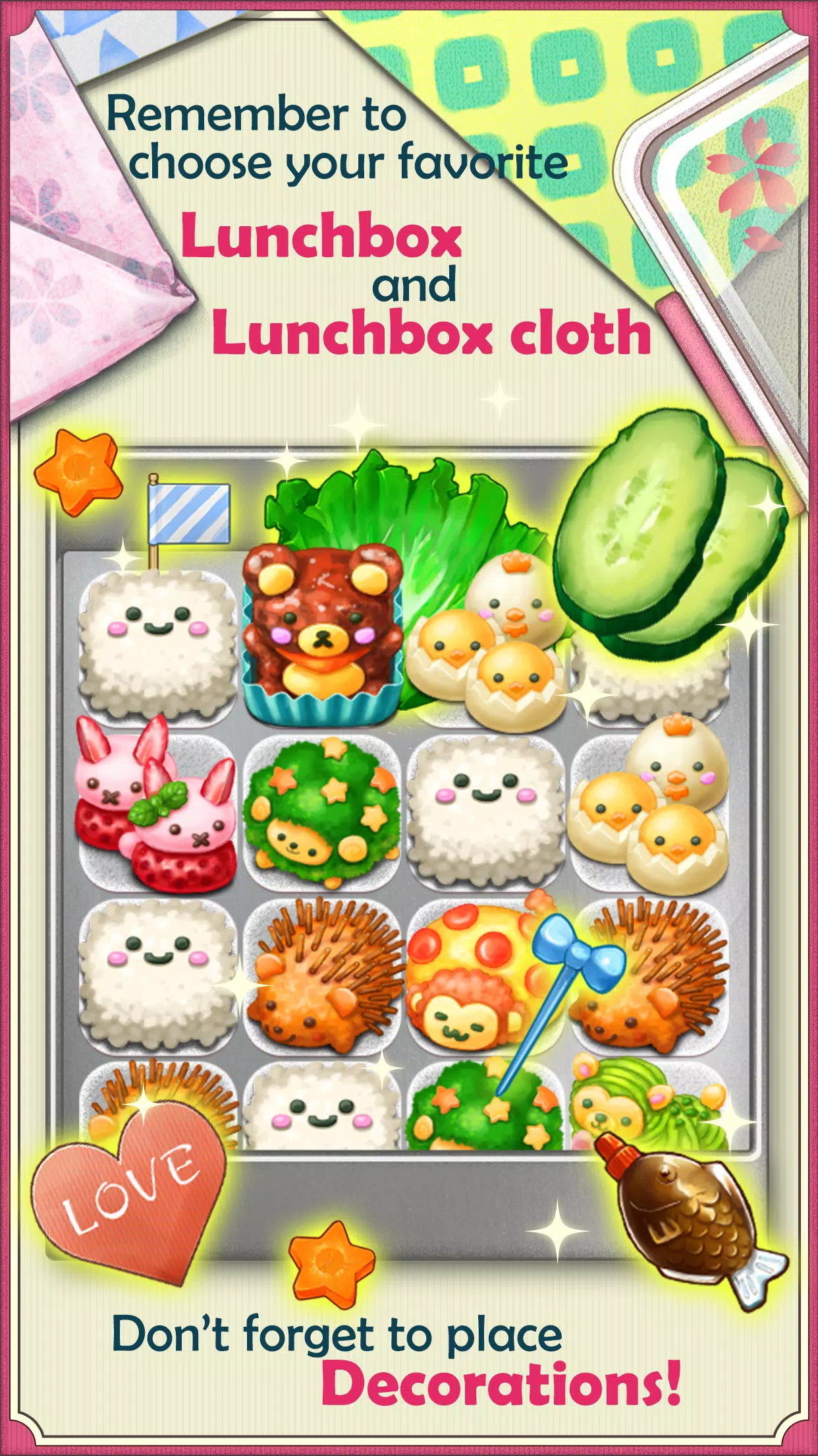 Fluffy! Cute Lunchbox Ekran Görüntüsü 2