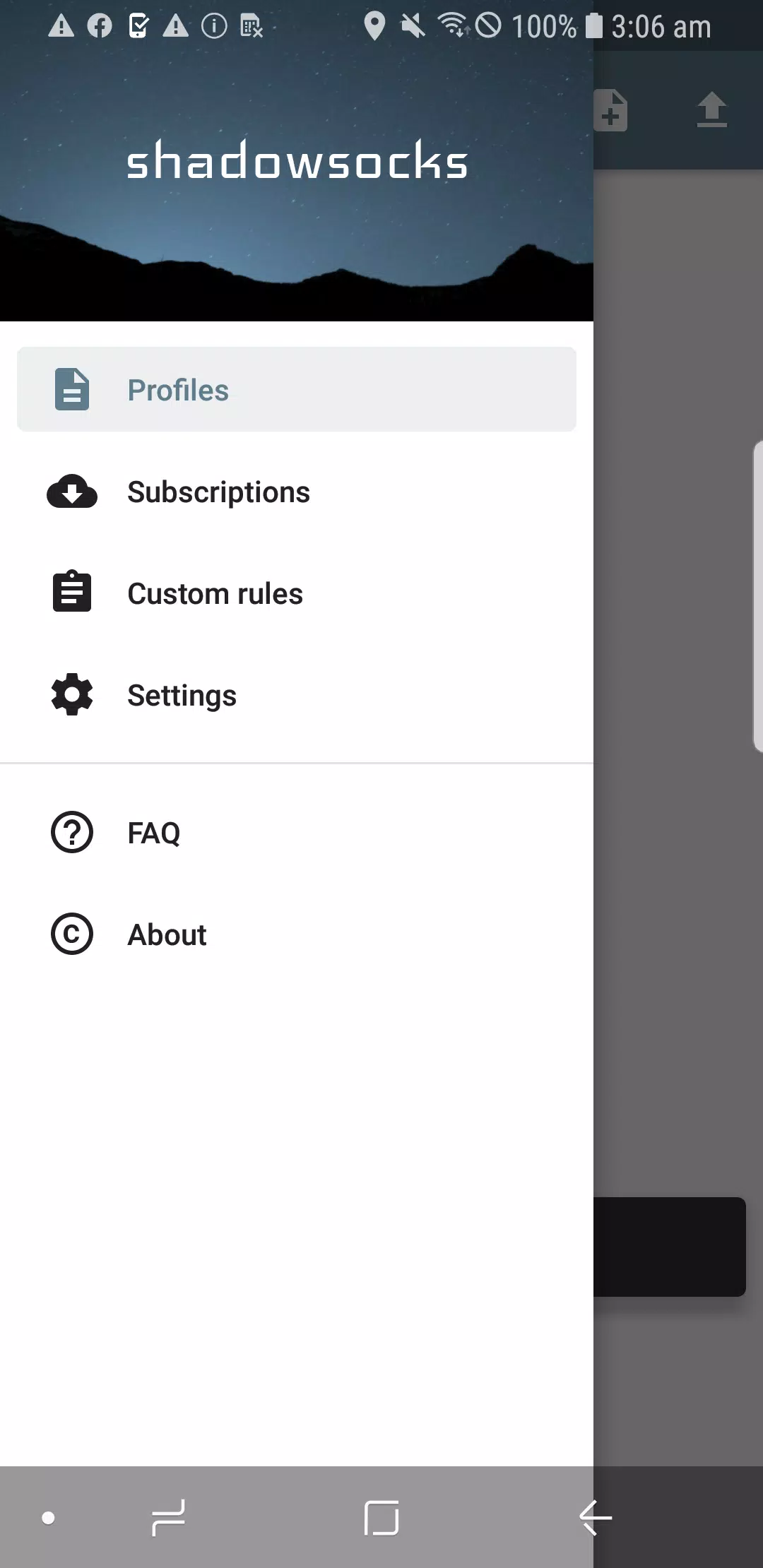 Shadowsocks 스크린샷 1