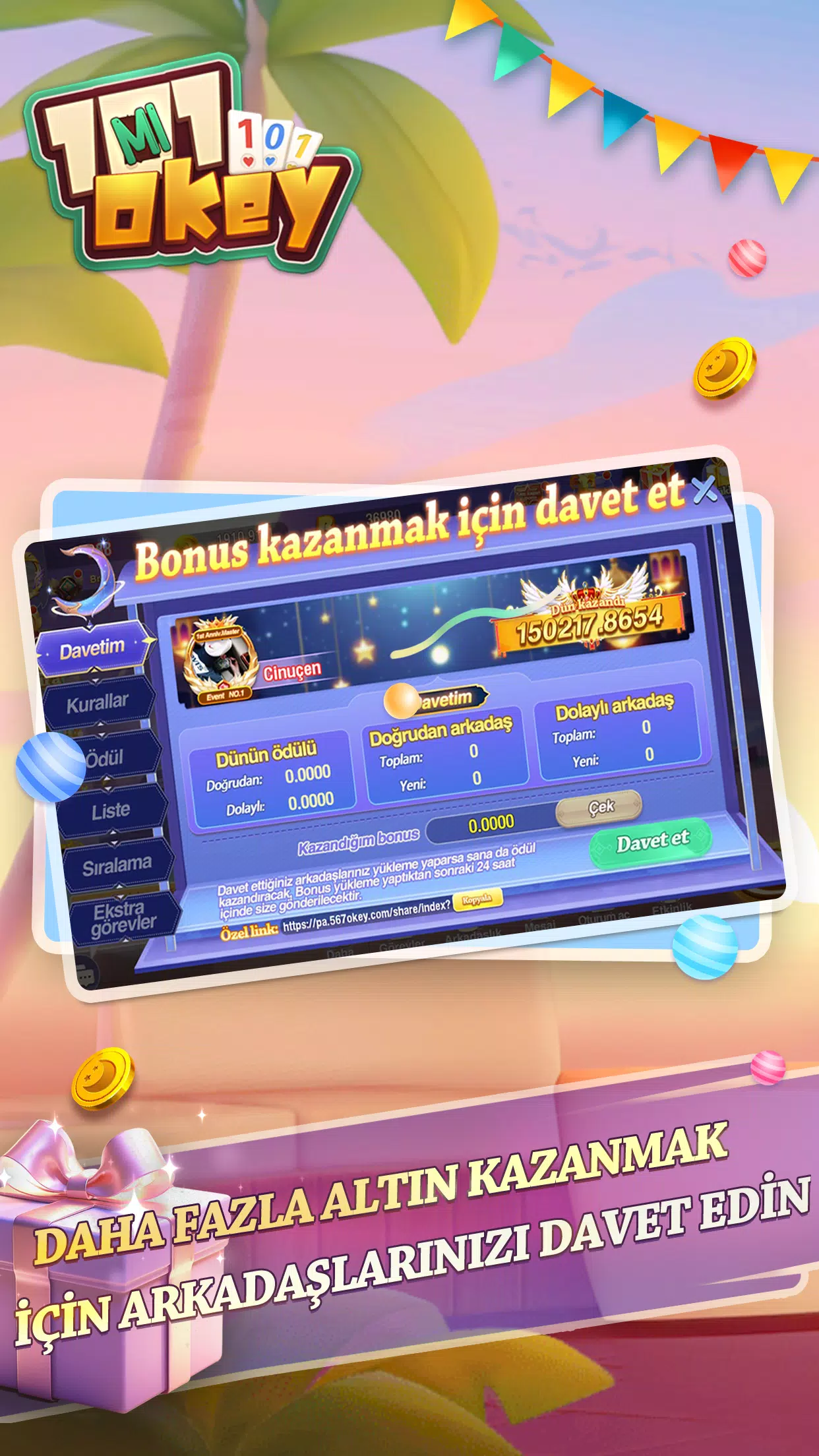 101 Okey Mi&Tavla Ekran Görüntüsü 2