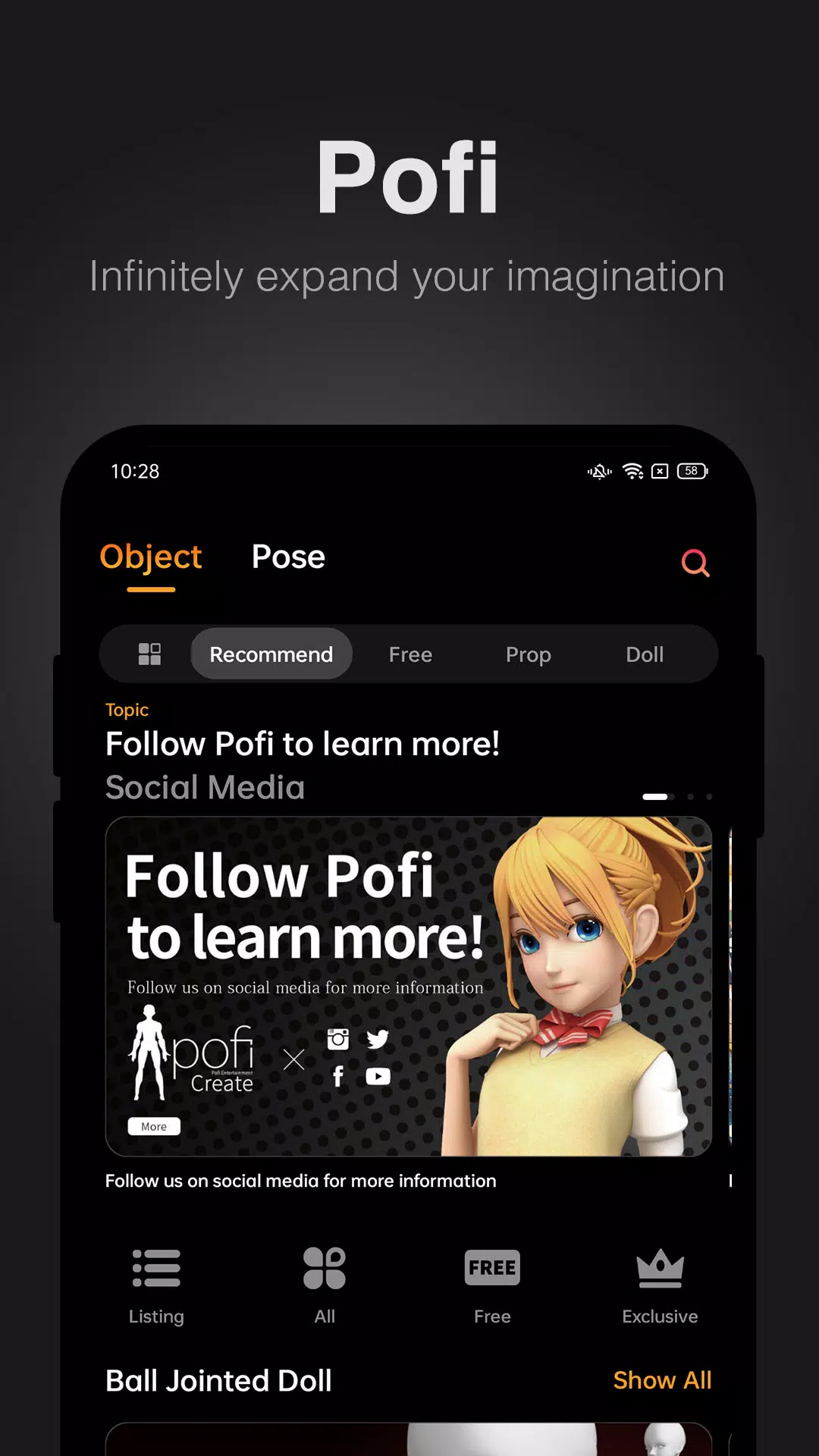 Pofi Create Schermafbeelding 0