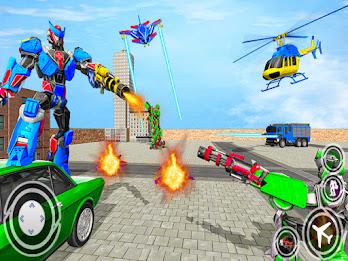 Police Fire Truck: Robot Games Capture d'écran 3