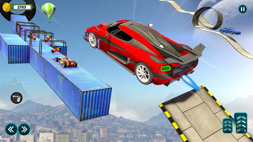 Stunt Car Race Simulator Games Ekran Görüntüsü 2