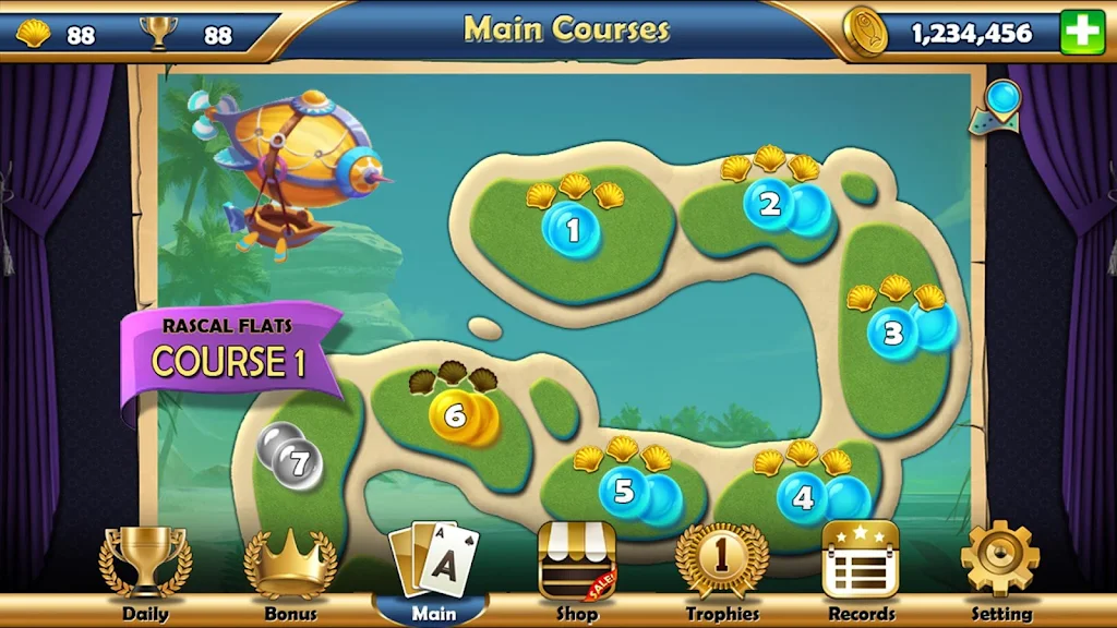 Seagirt Solitaire Скриншот 1