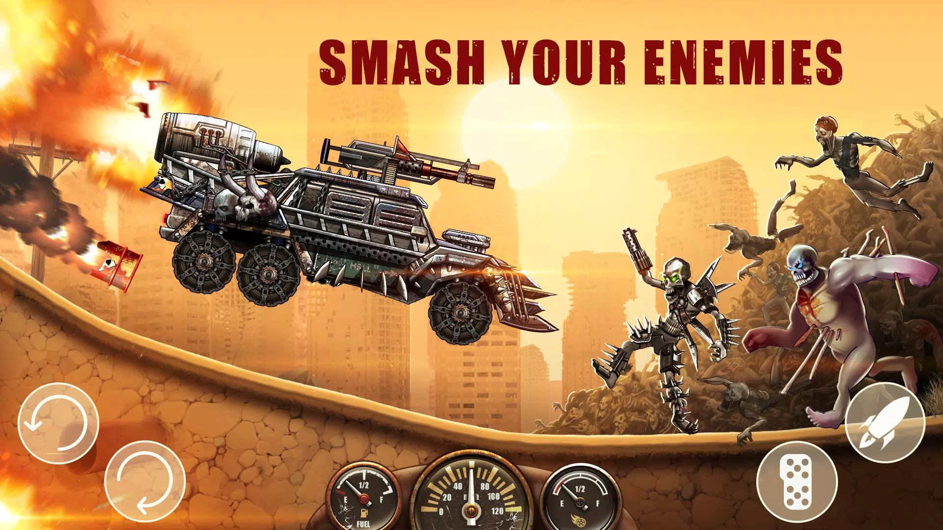 Zombie Hill Racing Ekran Görüntüsü 2