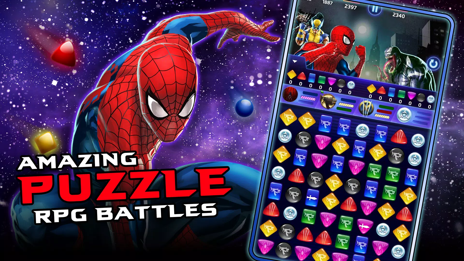 MARVEL Puzzle Quest: Hero RPG应用截图第0张