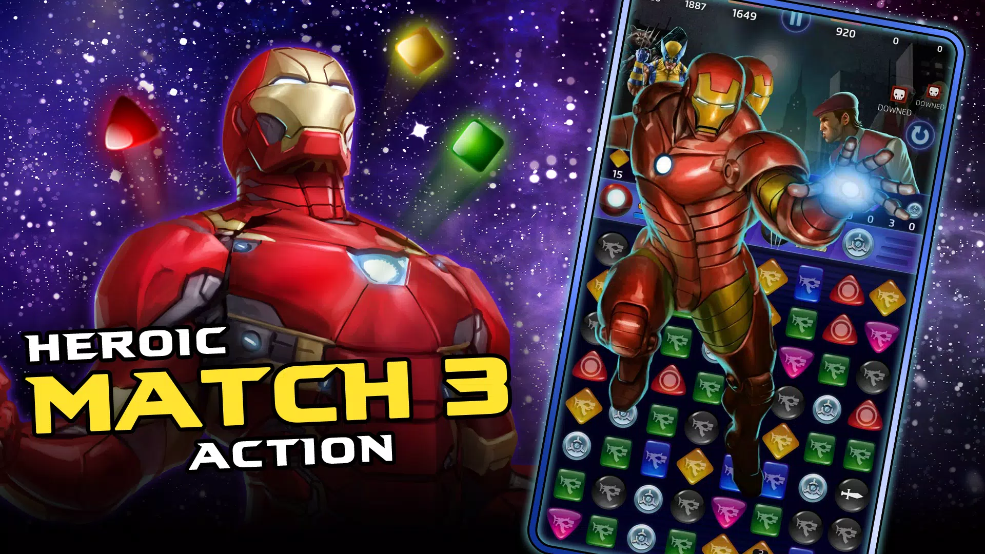 MARVEL Puzzle Quest: Hero RPG应用截图第1张