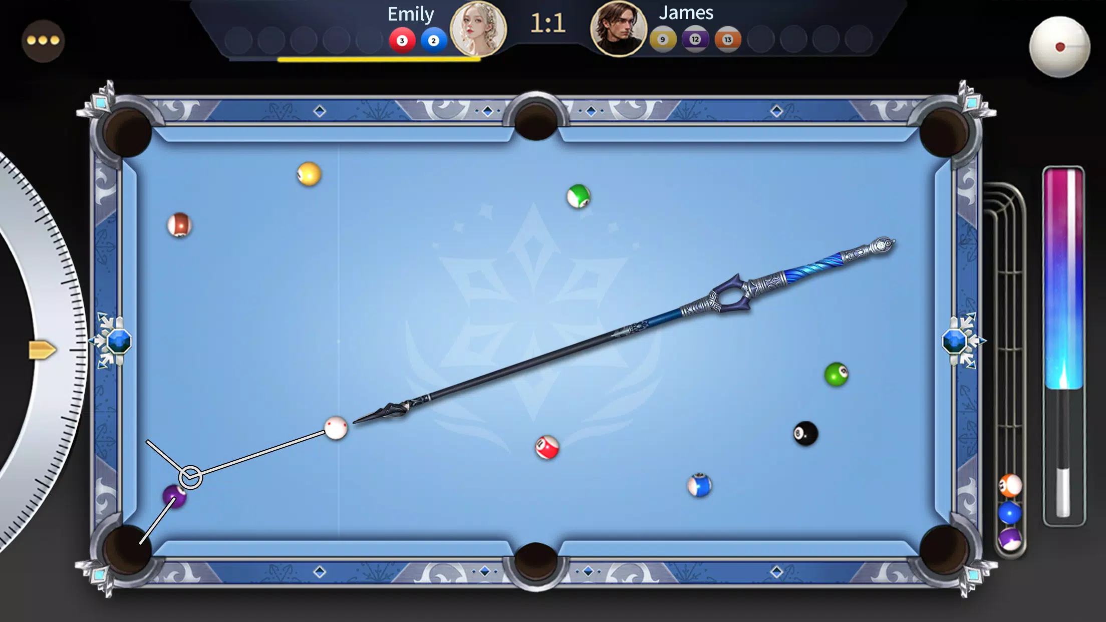 Billiards 8-Ball Pool Master 8 Tangkapan skrin 2