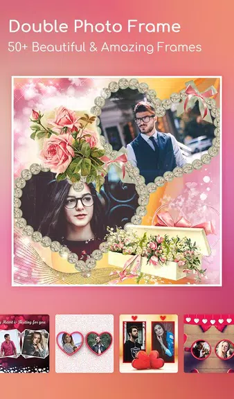 Love Collage, Love Photo Frame Captura de tela 2