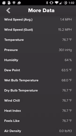 Wind & Weather Meter Ảnh chụp màn hình 2
