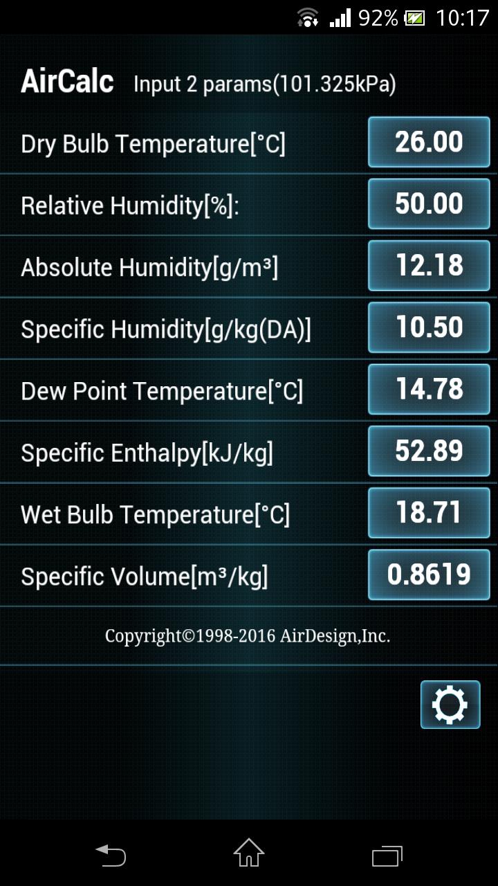 AirCalc for Android Tangkapan skrin 0