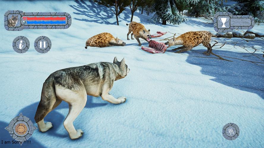 Arctic Wolf Family Simulator应用截图第3张