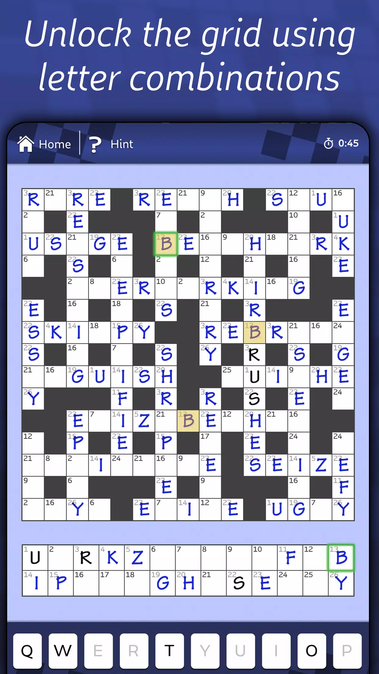 Astraware CodeWords Ekran Görüntüsü 1