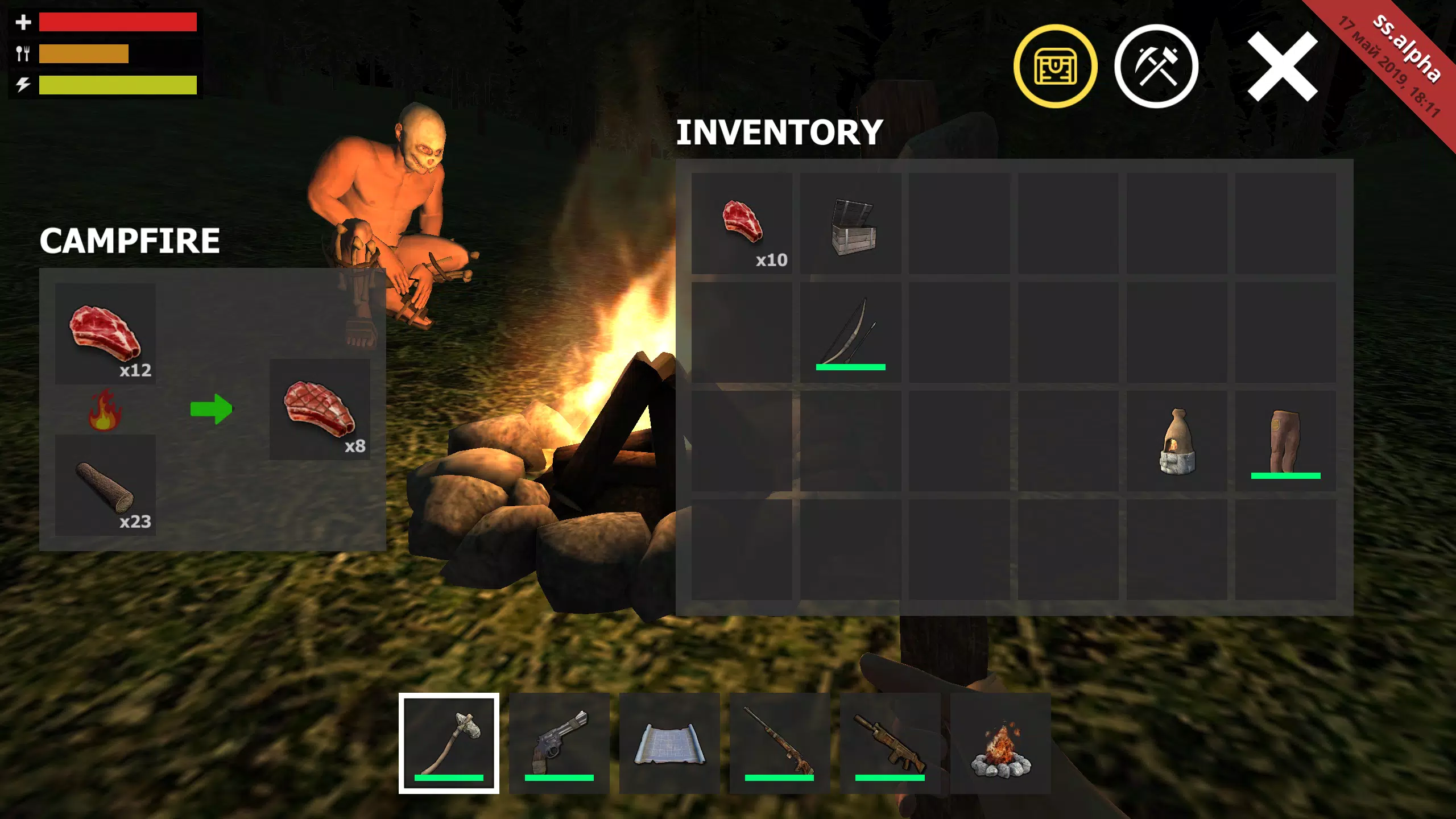 Survival Simulator Schermafbeelding 1