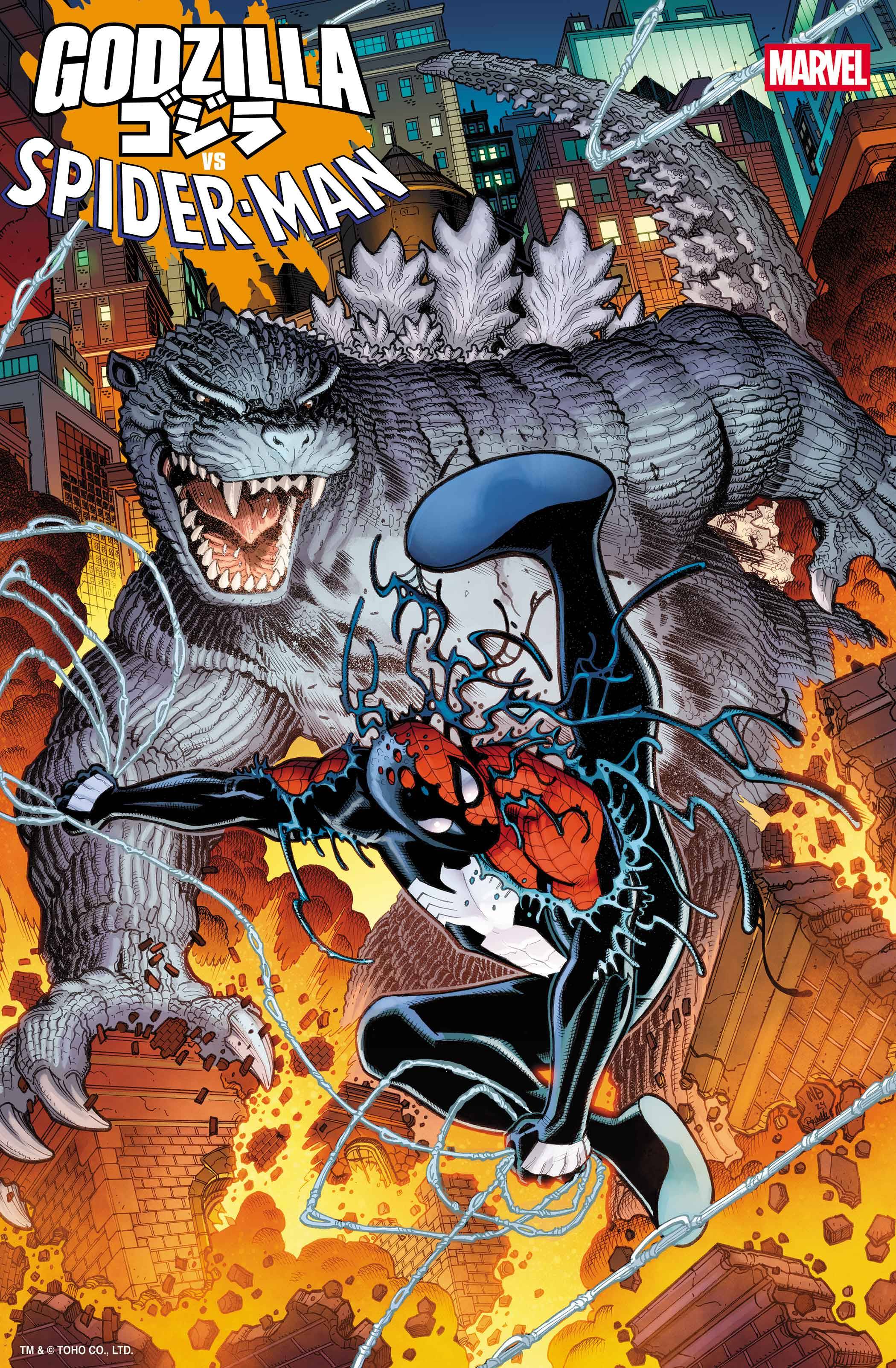 Spider-Man vs Godzilla Comic Preview