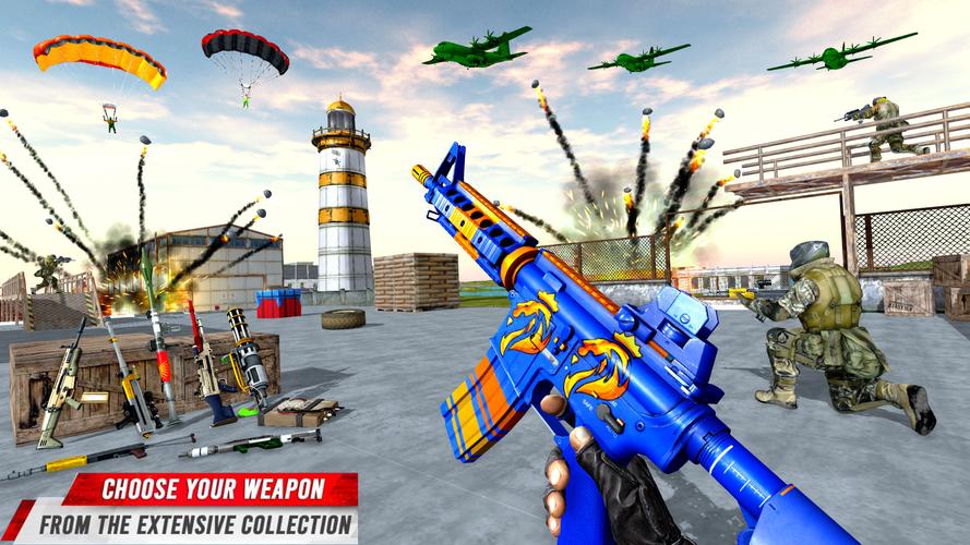 FPS Shooter:3D Gun Fire Games Captura de pantalla 1