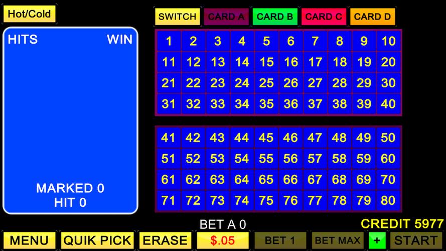Keno 4 Card Ekran Görüntüsü 2