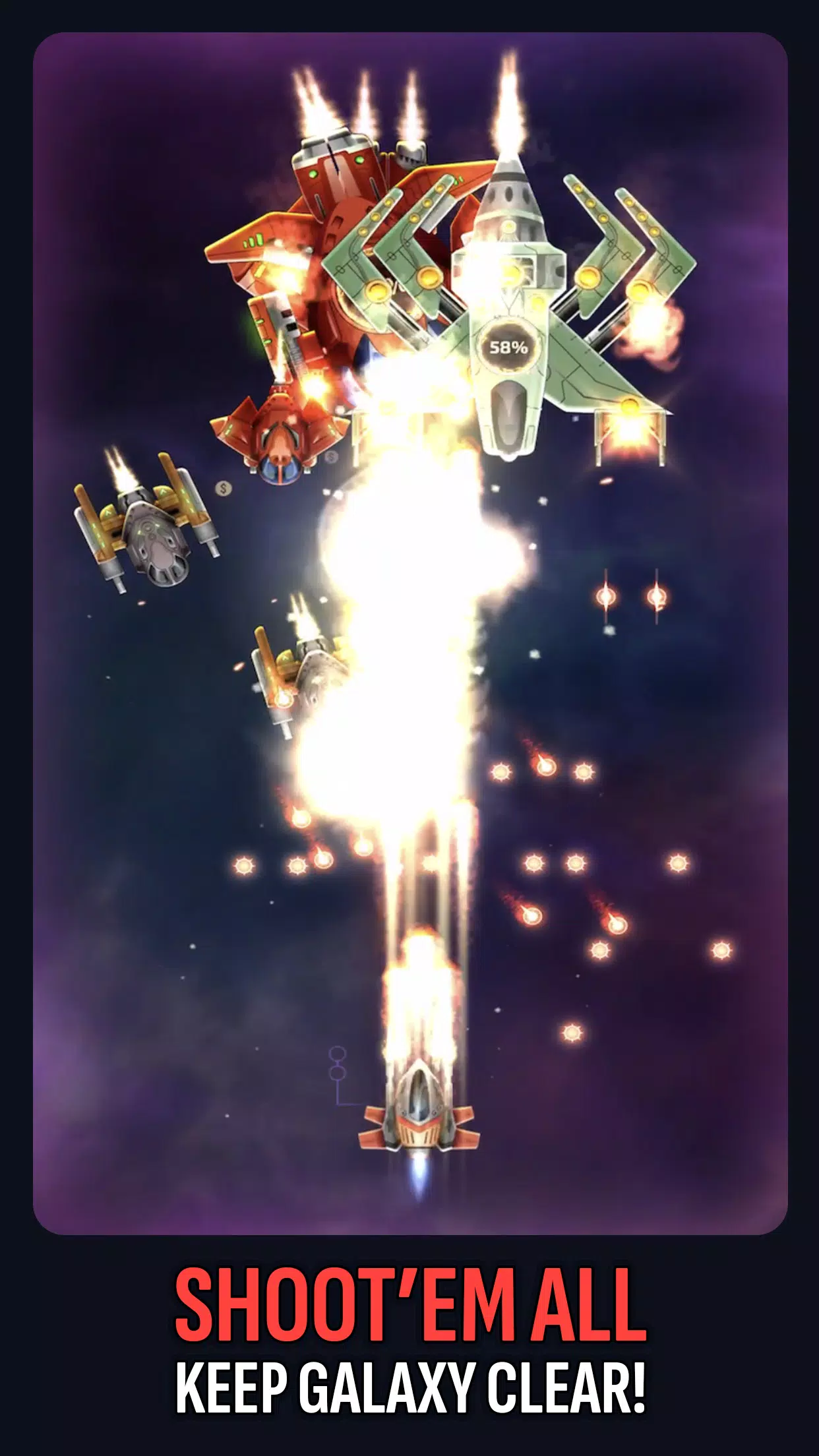 Galaxy Keeper: Space Shooter Ekran Görüntüsü 1
