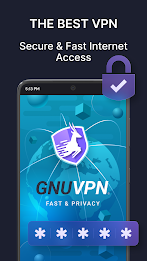 GnuVPN - Fast and Secure VPN スクリーンショット 1