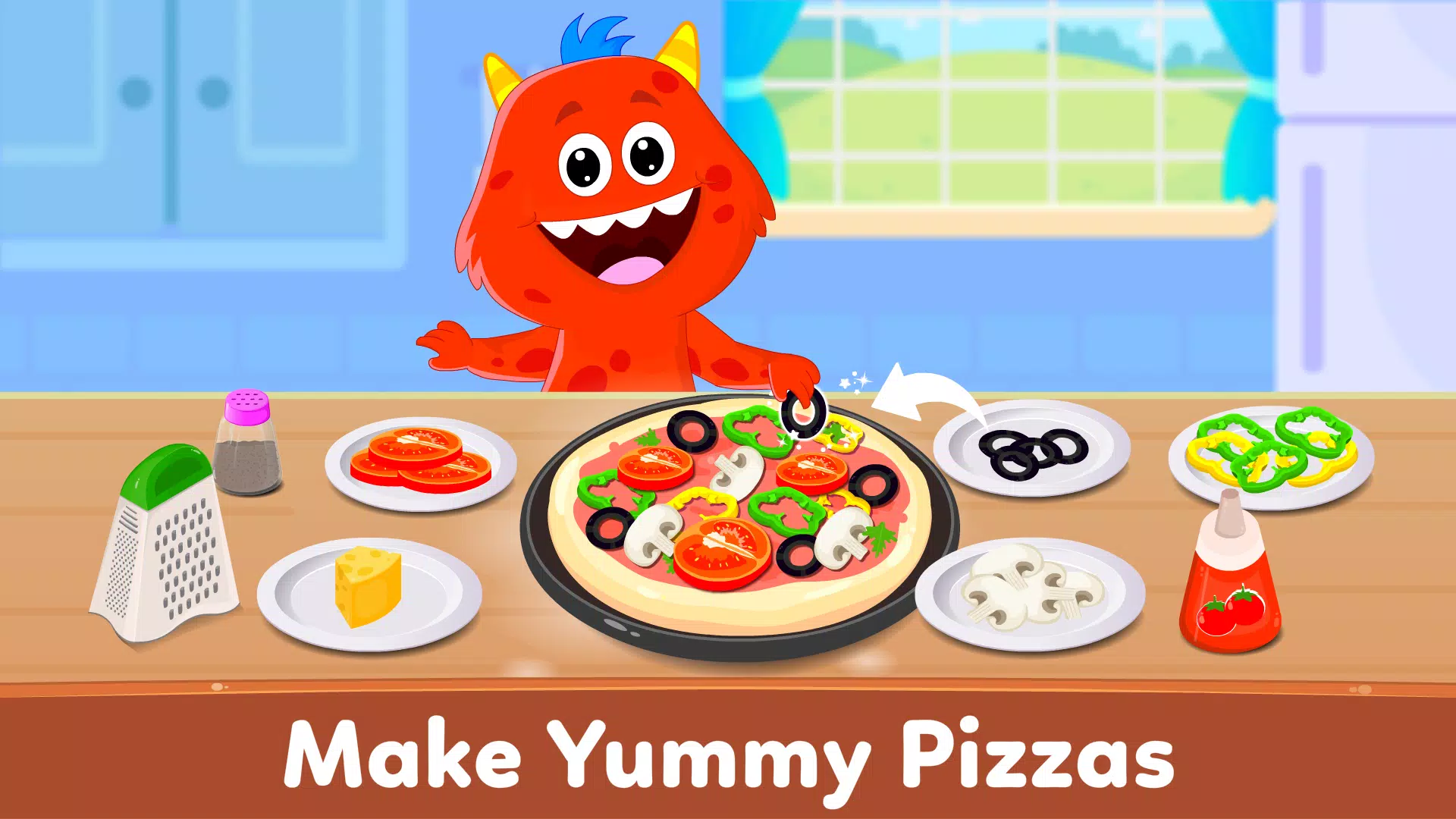 Pizza Maker Games for Kids Captura de pantalla 0