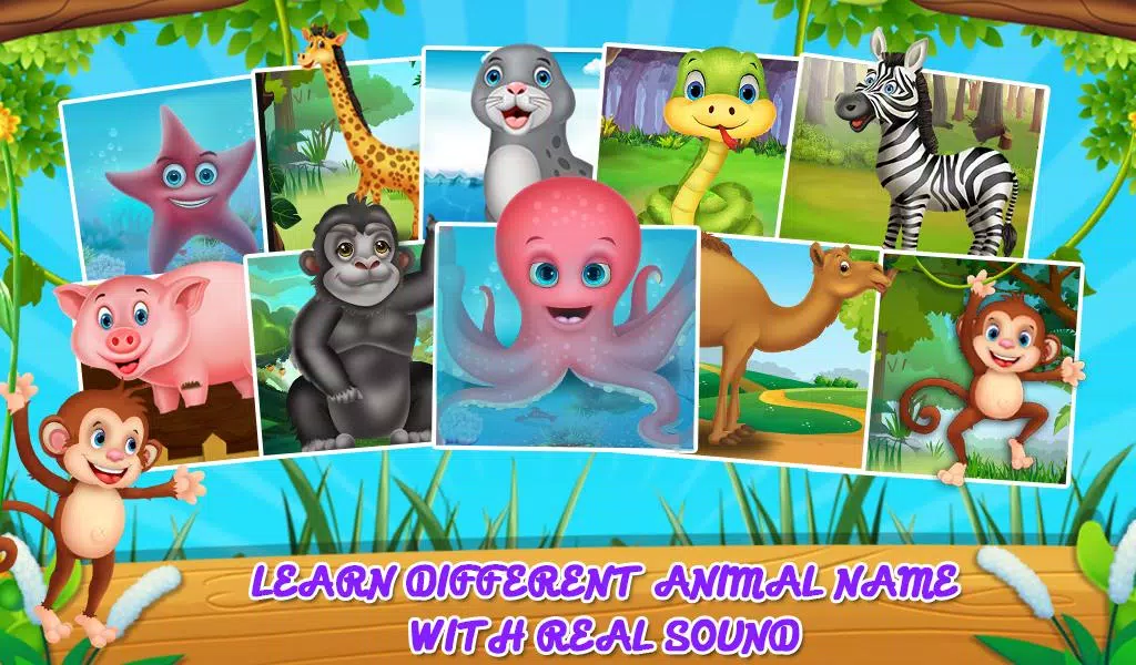 Learning Animal Sounds Games Ảnh chụp màn hình 2