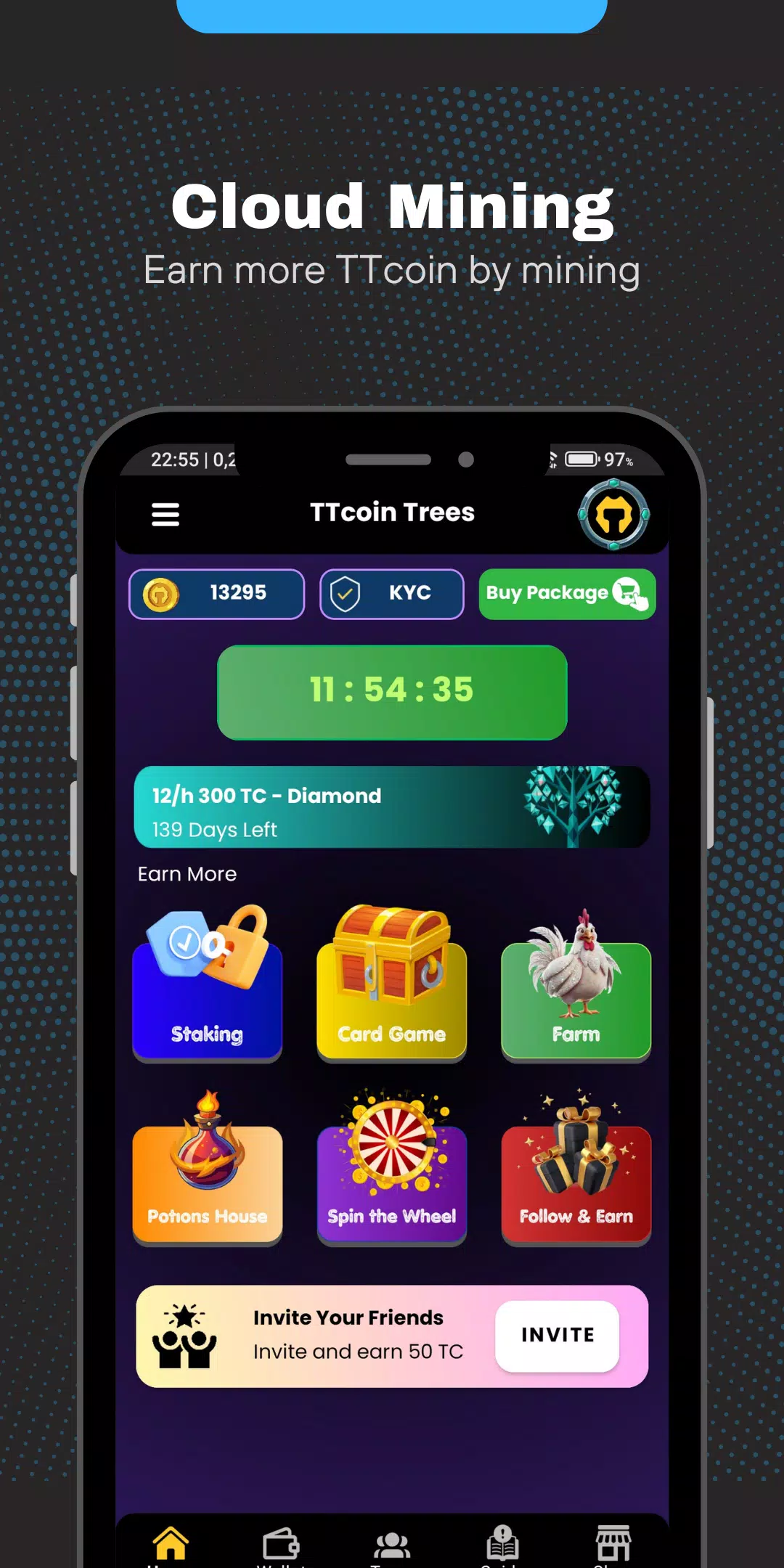 TTcoin Trees Capture d'écran 1