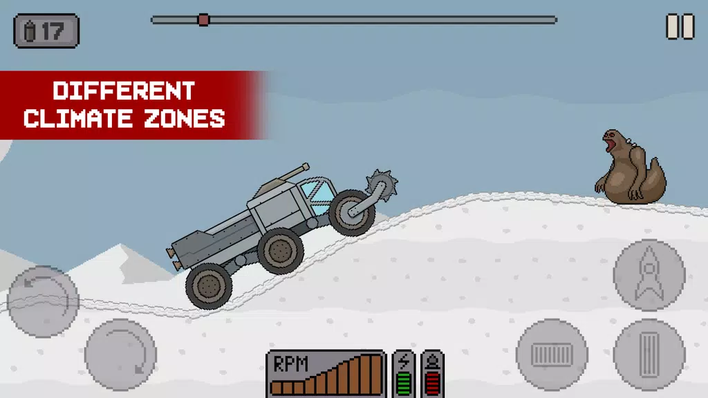 Death Rover: Space Zombie Race ภาพหน้าจอ 2