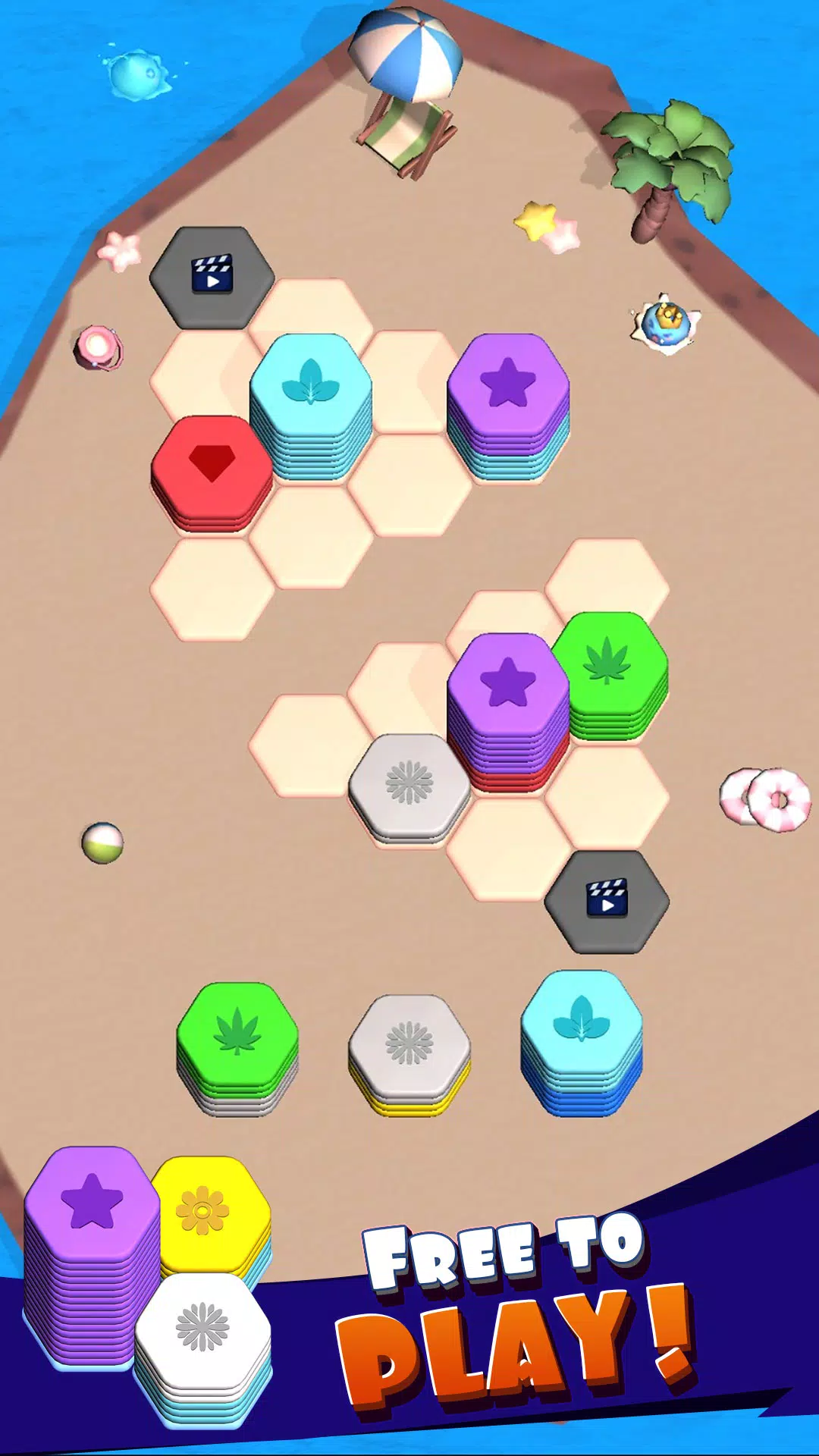 Hexa Merge Sort Block Puzzle Ekran Görüntüsü 3